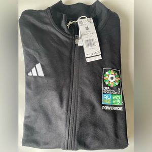 Adidas M Women’s FIFA World Cup Black Track Top Suit Jacket Long Sleeve